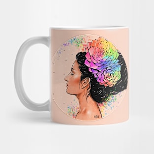 Self Portrait ( Rose Gold Succulent ) Mug